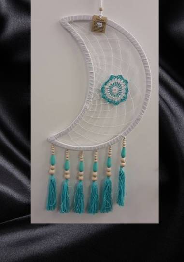 Aqua Moon Dreamcatcher